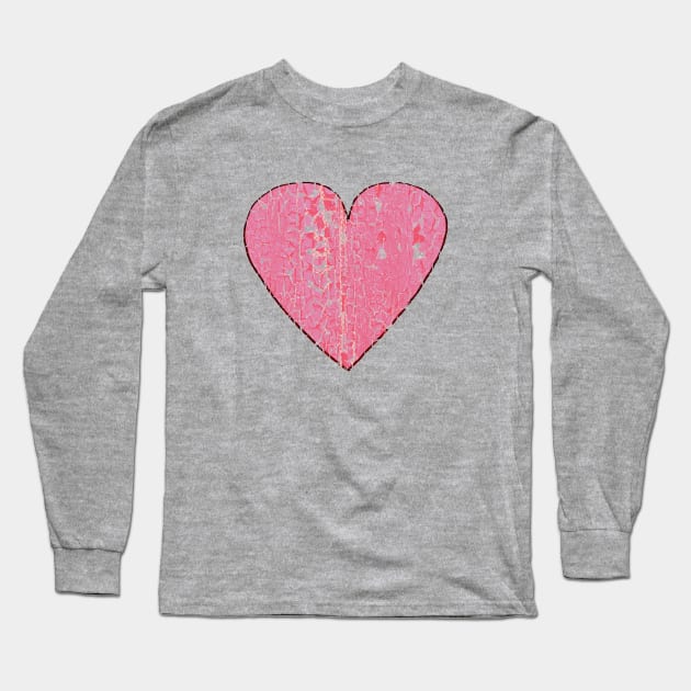 WORN OUT HEART Long Sleeve T-Shirt by wanungara